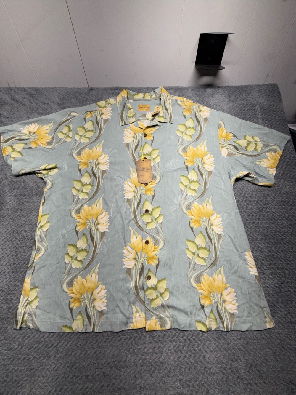 Tommy Bahama Dynamic Deco Silk Camp Shirt Mens [Size] Floral Hawaiian NWT